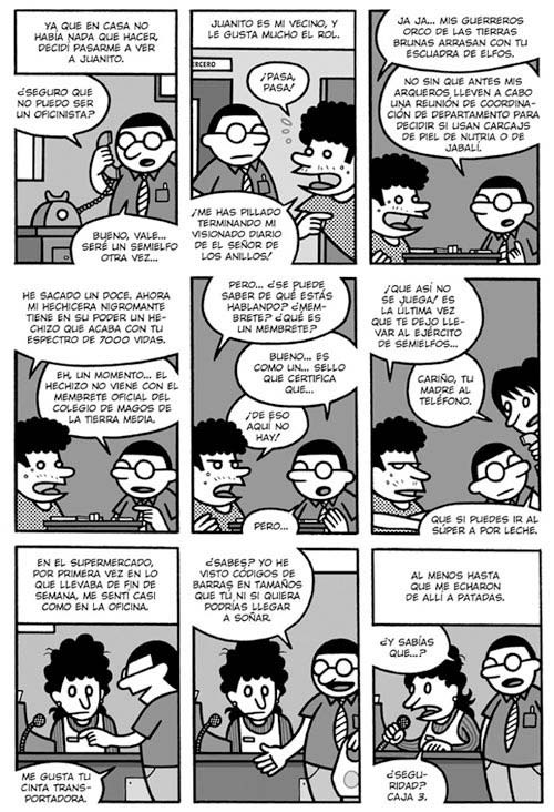 Página del sexto capítulo de Reflexiones de un oficinista