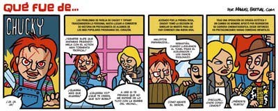 Tira cómica publicada en el diario de la edición de 2006 del Festival de Cine de Sitges