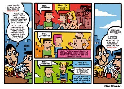 Tira cómica publicada en El Singular