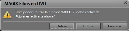 Activaci&oacute;n MPEG en Films en DVD 8