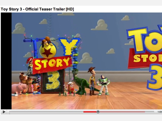 YouTube via Flash