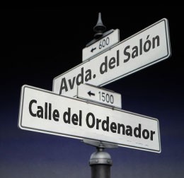 Cruce entre Avenida del salon y Calle del ordenador
