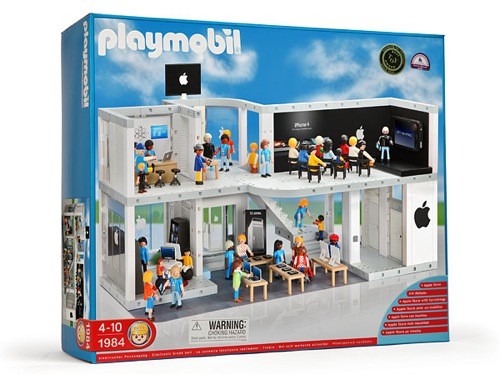 E8bb playmobil apple store box