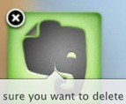 Lion delete icon