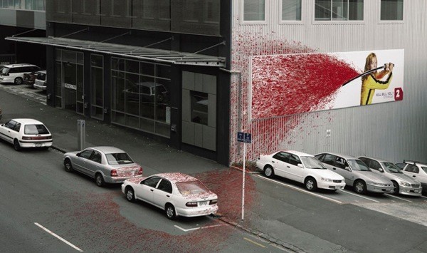 Billboard ads kill bill