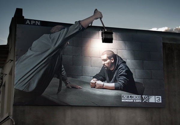 Billboard ads law and order