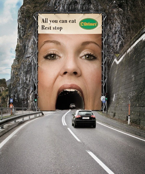 Billboard ads oldtimer