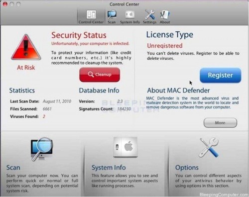 Macdefender removal 1