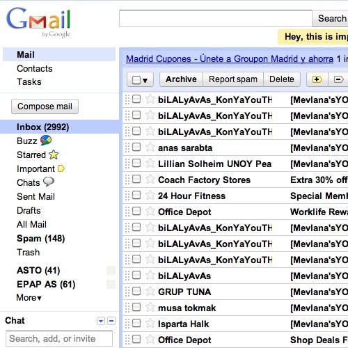 Gmail safari