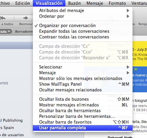 Menumaster accion