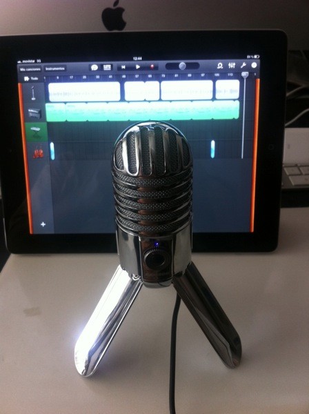 Meteor Samson grabando iPad