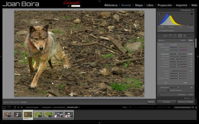 Degradado radial en Lightroom 5