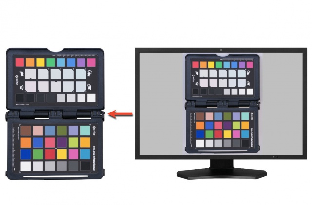 Igualar la apariencia del monitor a la muestra.