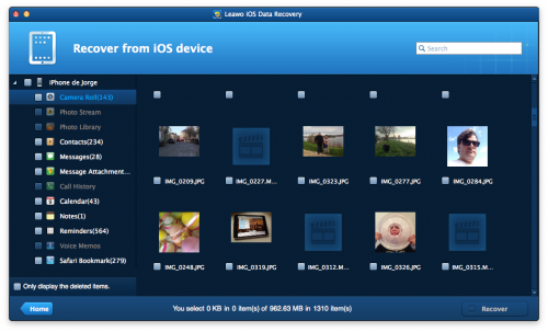 iOS Data Recovery Fotos