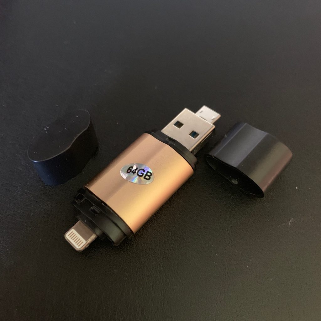 Ampliar almacenamiento iPhone usando un pendrive USB