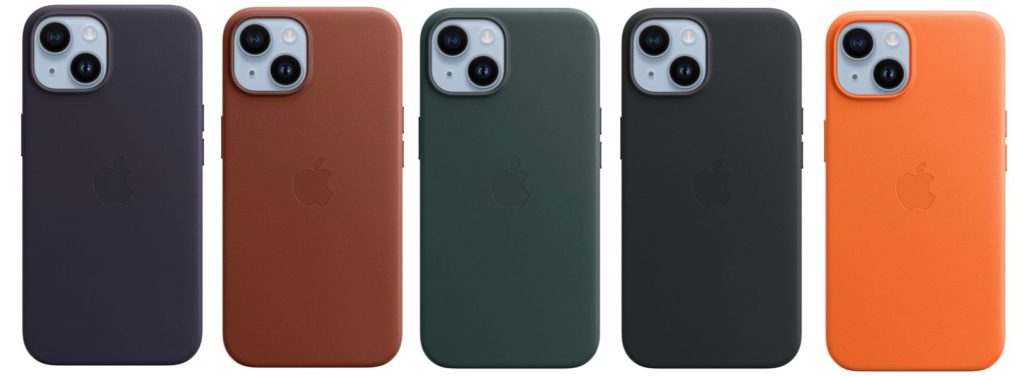 Apple funda de piel con MagSafe para el iPhone 13, Ocre