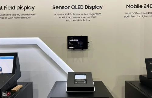 Samsung presenta la primera pantalla OLED del mundo con detección de huellas y presión arterial